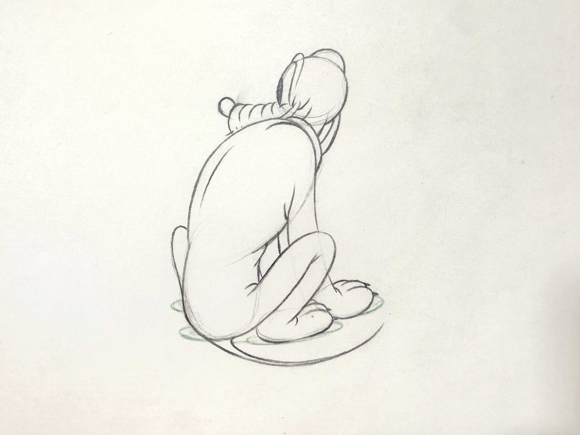 Society Dog Show - Mickey Mouse and Pluto Pair of Animation Drawings (Walt Disney, 1939). For sale on FLIP Gallery
