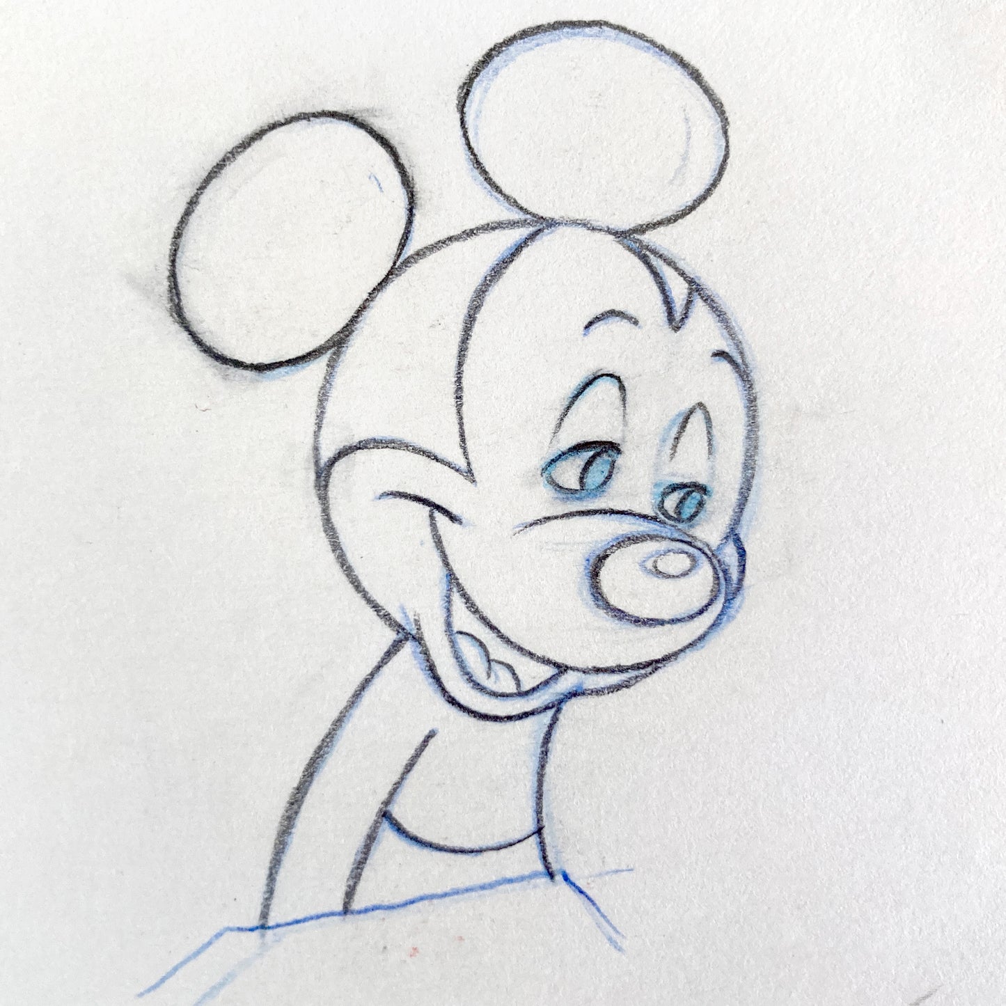Mickey Mouse - Original Production Used Animation Drawing of Tv Commercial (Walt Disney, 1980s-90s). For sale on FLIP Gallery