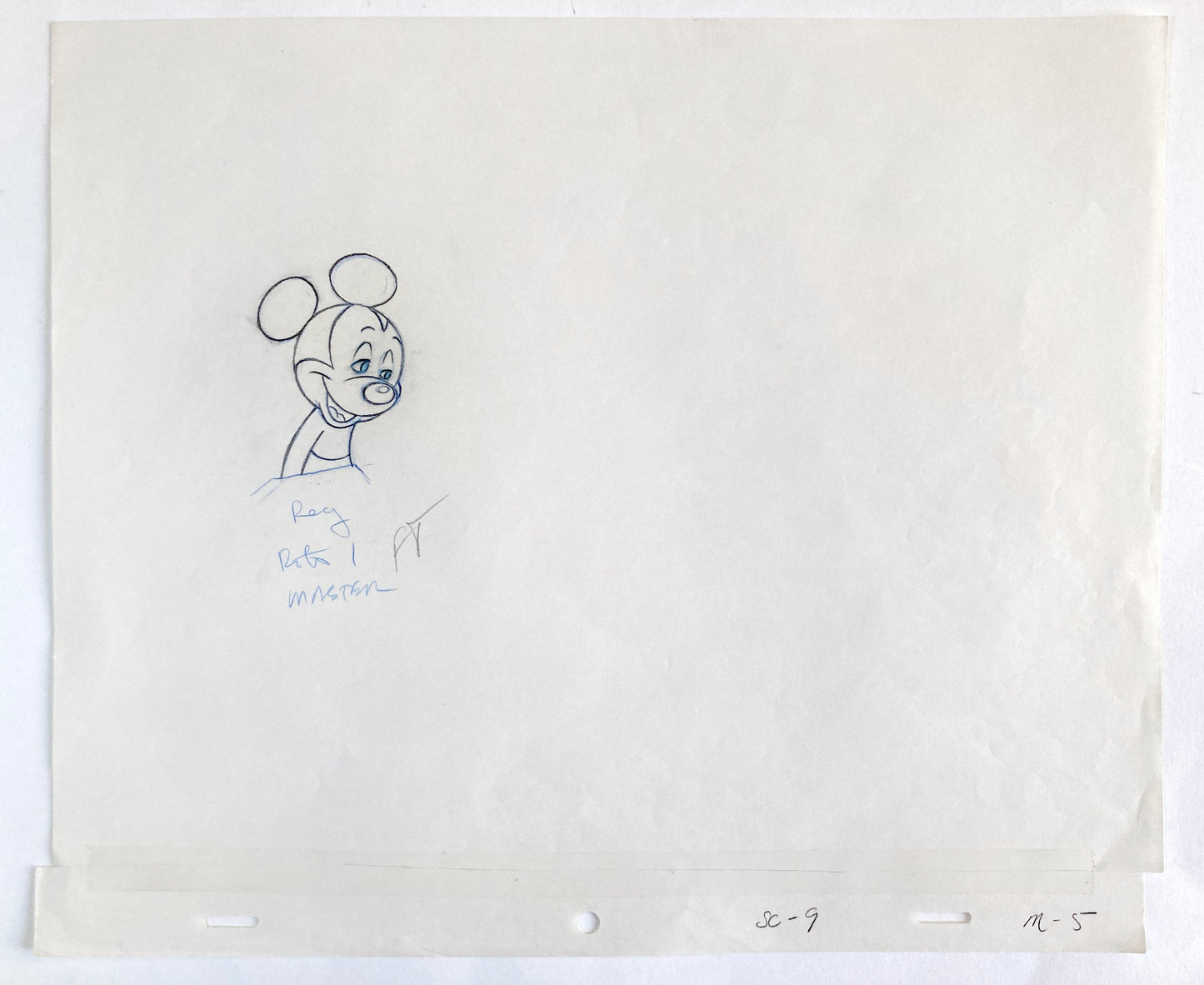 Mickey Mouse - Original Production Used Animation Drawing of Tv Commercial (Walt Disney, 1980s-90s). For sale on FLIP Gallery