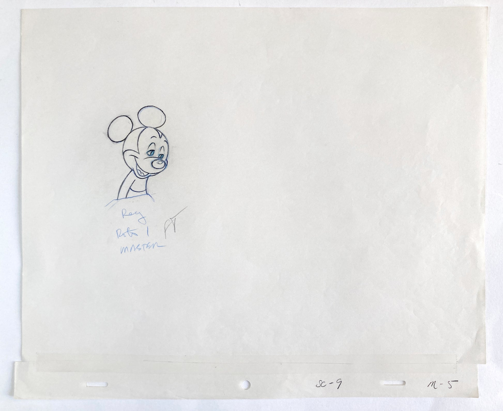 Mickey Mouse - Original Production Used Animation Drawing of Tv Commercial (Walt Disney, 1980s-90s). For sale on FLIP Gallery