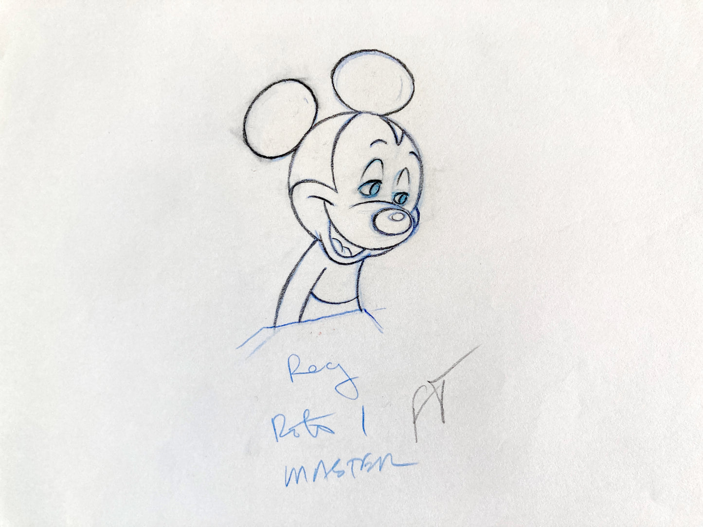 Mickey Mouse - Original Production Used Animation Drawing of Tv Commercial (Walt Disney, 1980s-90s). For sale on FLIP Gallery