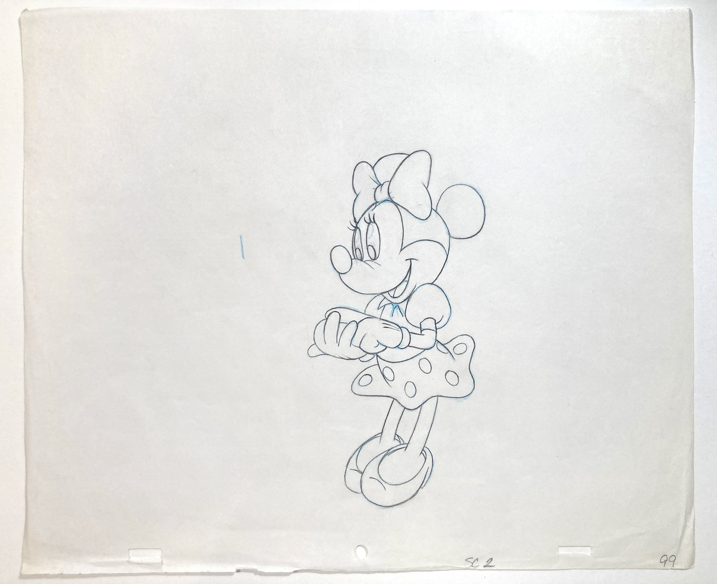 Minnie Mouse : Television Commercial Original Animation Drawing (Walt Disney, c. 1980s-1990s). For sale on FLIP Gallery