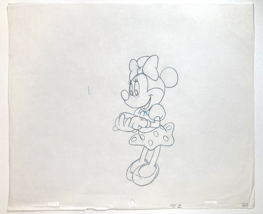 Minnie Mouse : Television Commercial Original Animation Drawing (Walt Disney, c. 1980s-1990s). For sale on FLIP Gallery
