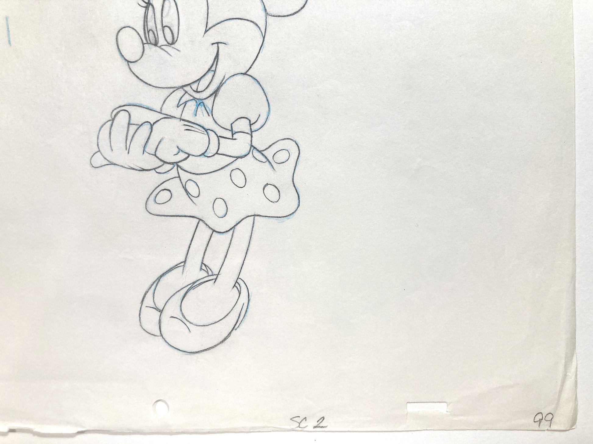 Minnie Mouse : Television Commercial Original Animation Drawing (Walt Disney, c. 1980s-1990s). For sale on FLIP Gallery