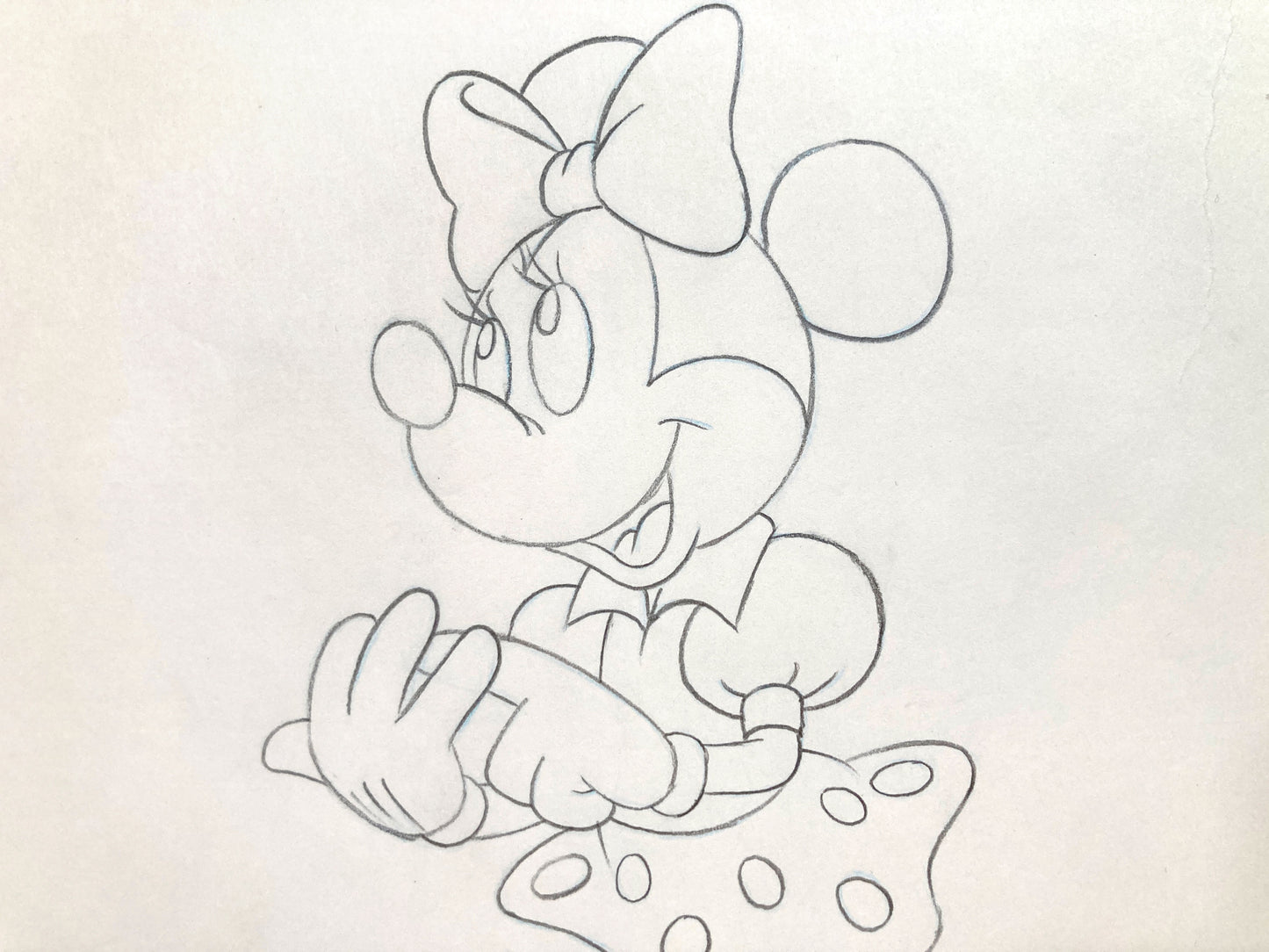 Minnie Mouse : Original Production Used Animation Drawing for Television Commercial (Walt Disney, c. 1980s-1990s). For sale on FLIP Gallery