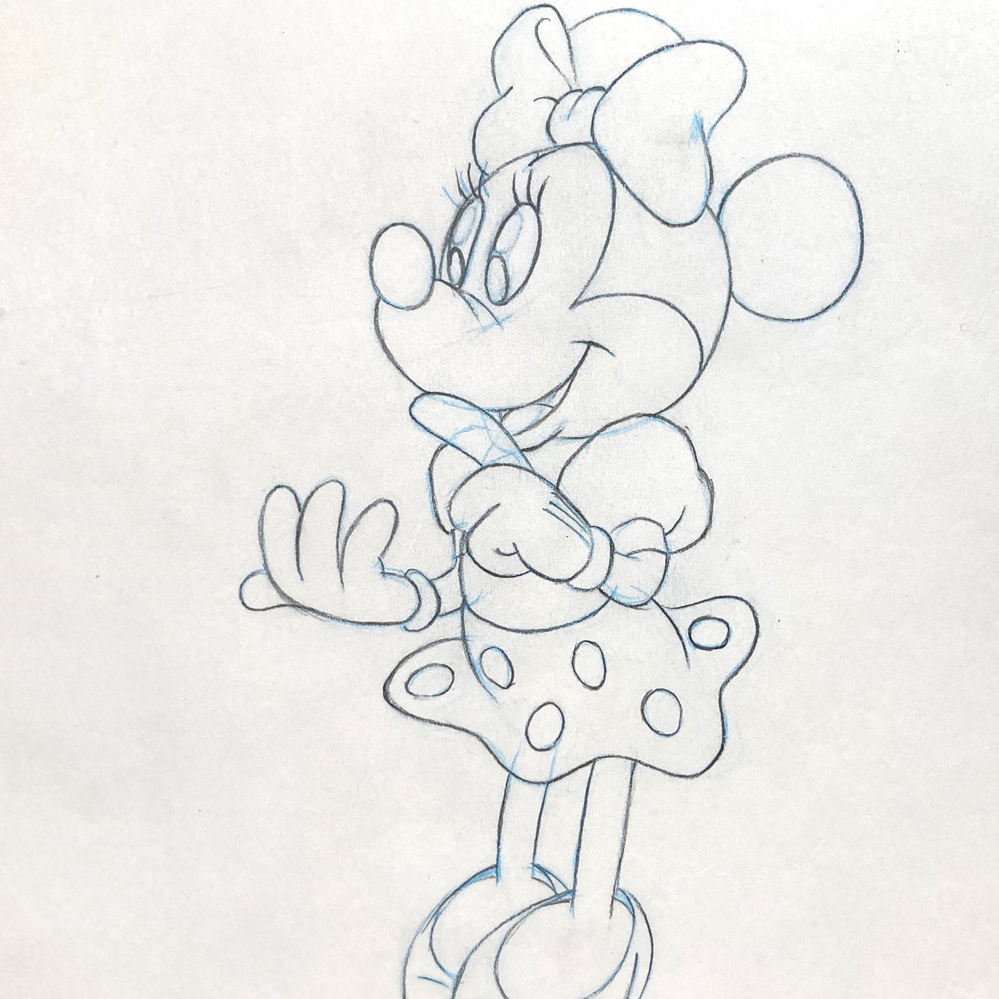 Minnie Mouse : Original Production Used Animation Drawing for Television Commercial (Walt Disney, c. 1980s-1990s). For sale on FLIP Gallery