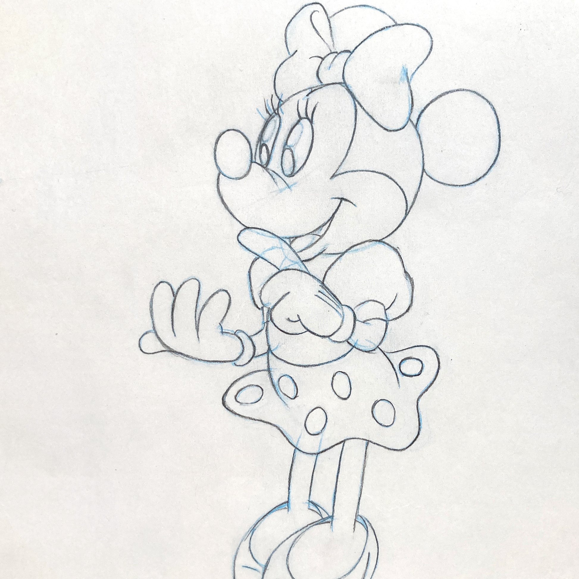 Minnie Mouse : Original Production Used Animation Drawing for Television Commercial (Walt Disney, c. 1980s-1990s). For sale on FLIP Gallery