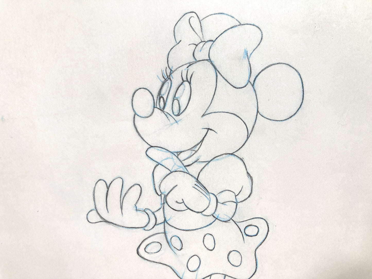 Minnie Mouse : Original Production Used Animation Drawing for Television Commercial (Walt Disney, c. 1980s-1990s). For sale on FLIP Gallery