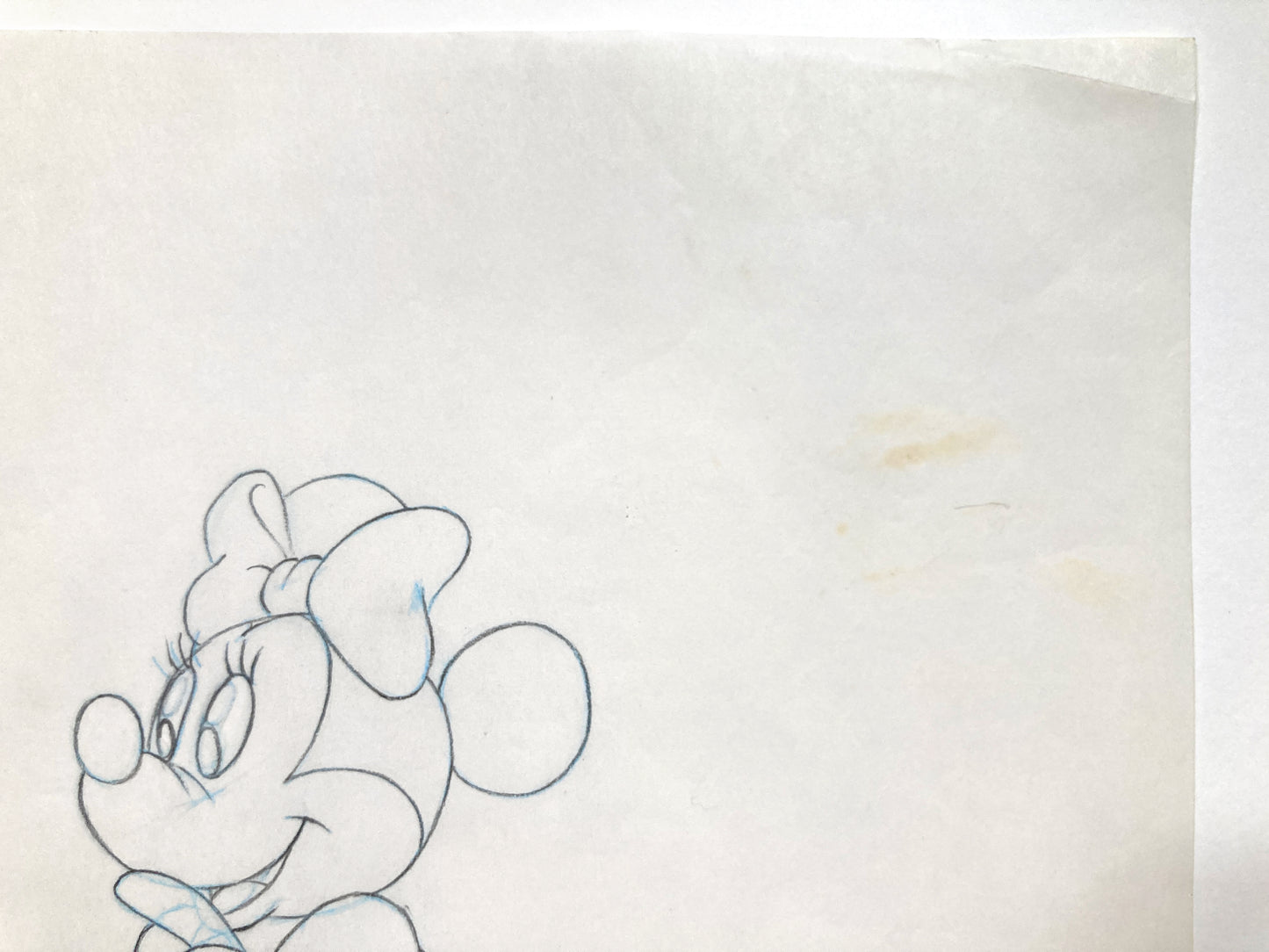 Minnie Mouse : Original Production Used Animation Drawing for Television Commercial (Walt Disney, c. 1980s-1990s). For sale on FLIP Gallery