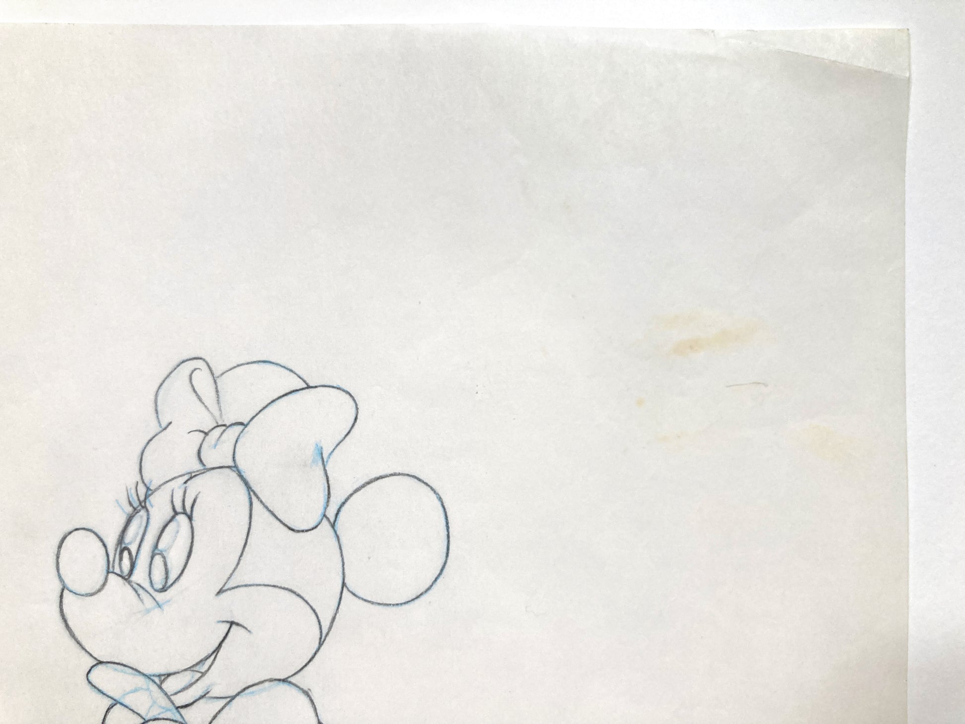 Minnie Mouse : Original Production Used Animation Drawing for Television Commercial (Walt Disney, c. 1980s-1990s). For sale on FLIP Gallery