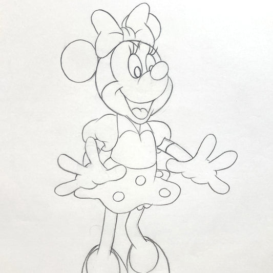 Minnie Mouse : Television Commercial Original Animation Drawing (Walt Disney, c. 1980s-1990s). For sale on FLIP Gallery