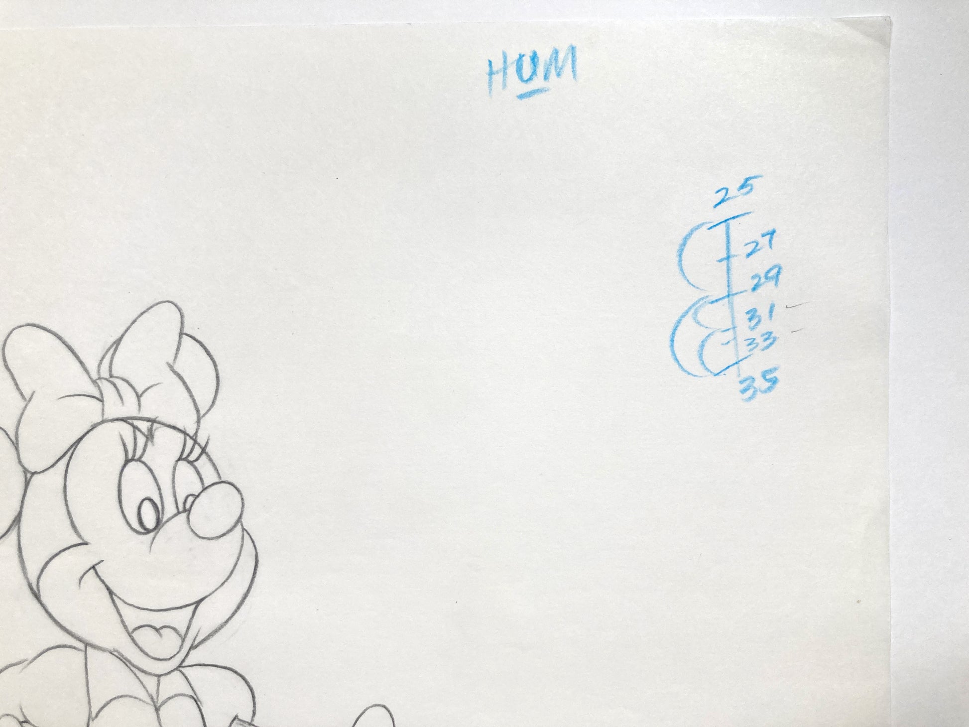 Minnie Mouse : Television Commercial Original Animation Drawing (Walt Disney, c. 1980s-1990s). For sale on FLIP Gallery