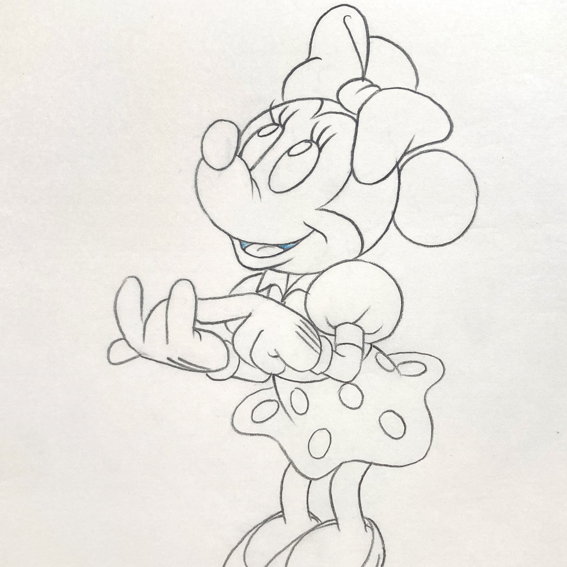 Minnie Mouse : Original Production Used Animation Drawing for Television Commercial (Walt Disney, c. 1980s-1990s). For sale on FLIP Gallery
