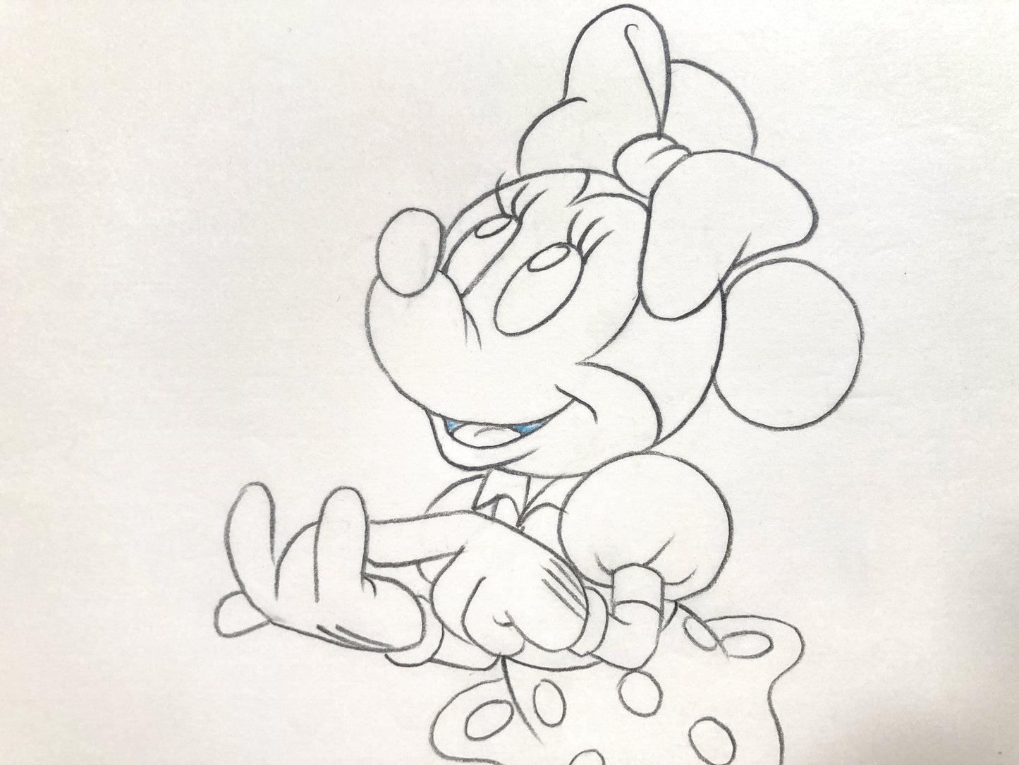 Minnie Mouse : Original Production Used Animation Drawing for Television Commercial (Walt Disney, c. 1980s-1990s). For sale on FLIP Gallery