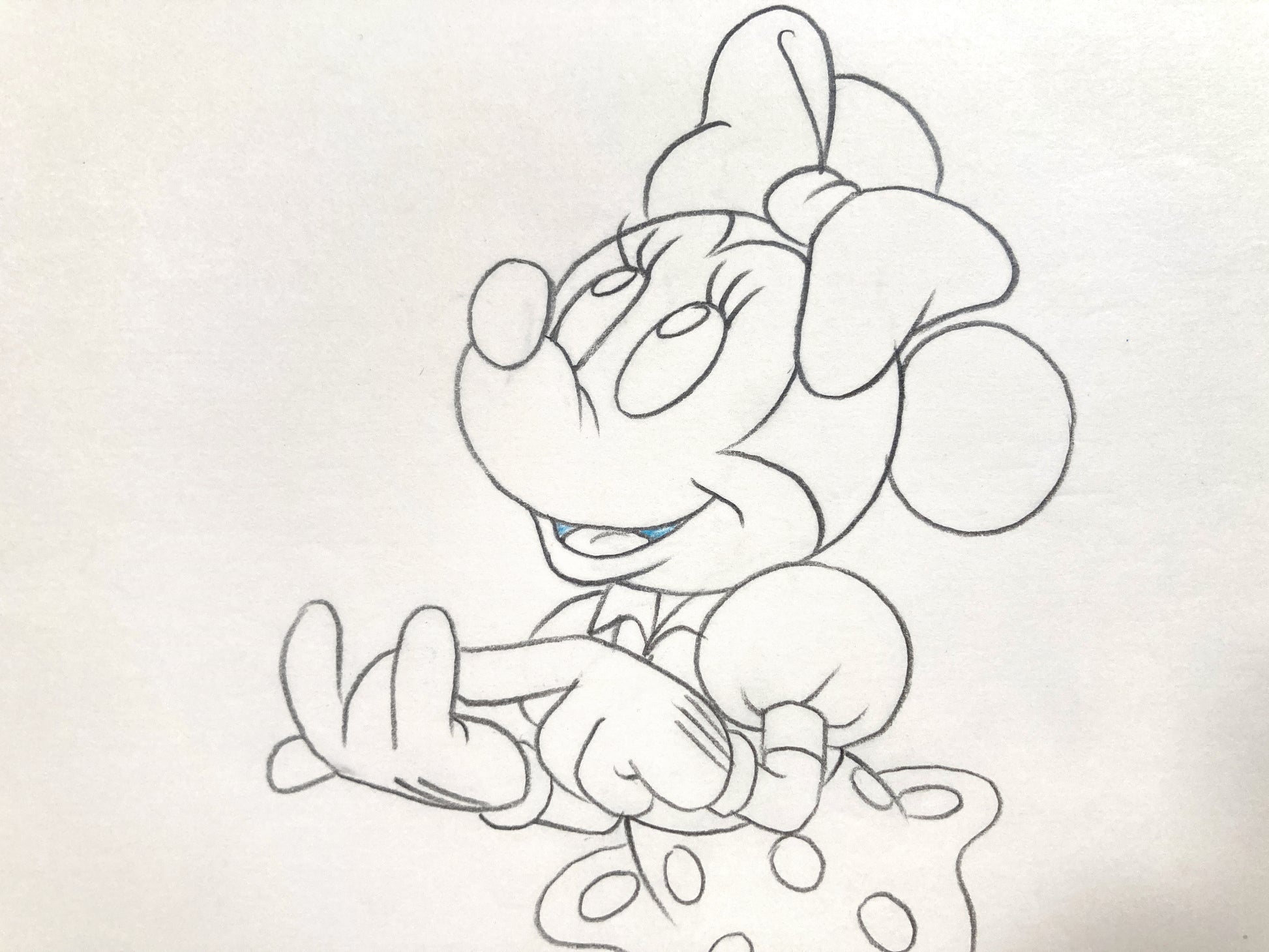 Minnie Mouse : Original Production Used Animation Drawing for Television Commercial (Walt Disney, c. 1980s-1990s). For sale on FLIP Gallery