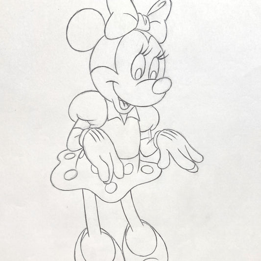 Minnie Mouse : Television Commercial Original Animation Drawing (Walt Disney, c. 1980s-1990s). For sale on FLIP Gallery