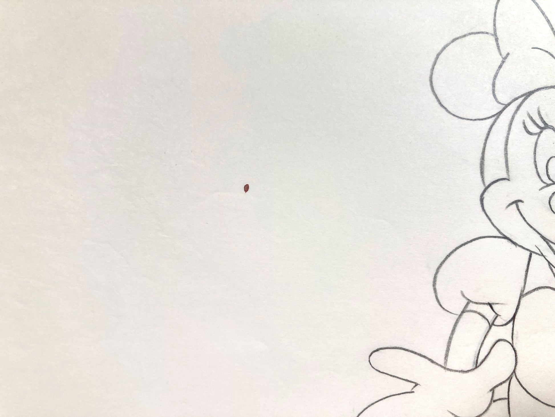 Minnie Mouse : Original Production Used Animation Drawing for Television Commercial (Walt Disney, c. 1980s-1990s). For sale on FLIP Gallery