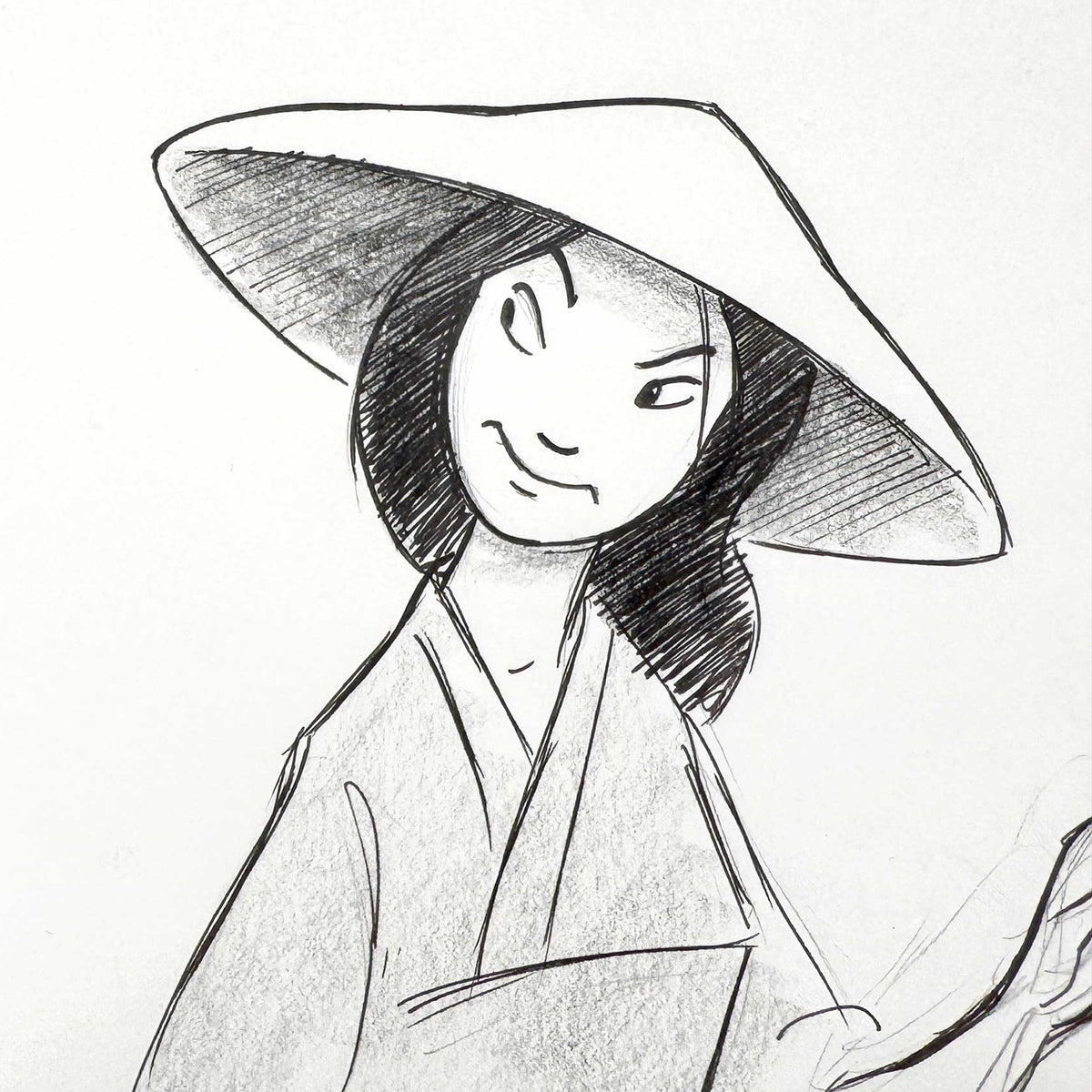 Mulan Original Production Storyboard Animation Art (Walt Disney, 1998). For sale on FLIP Gallery