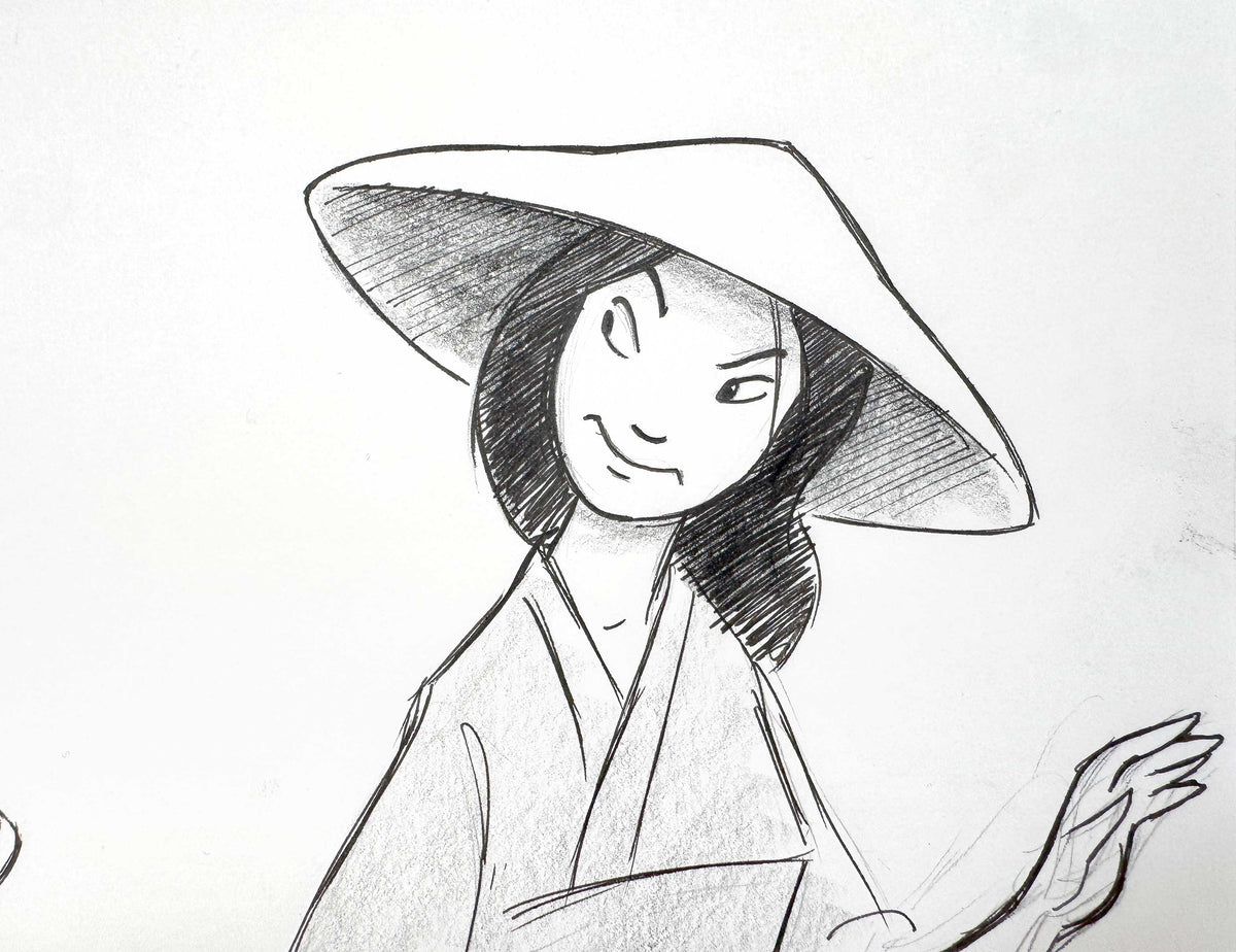 Mulan Original Production Storyboard Animation Art (Walt Disney, 1998). For sale on FLIP Gallery