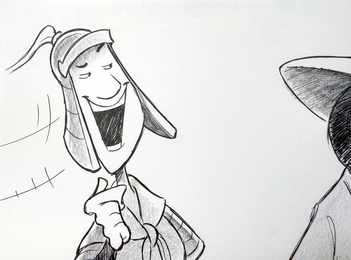 Mulan Original Production Storyboard Animation Art (Walt Disney, 1998). For sale on FLIP Gallery