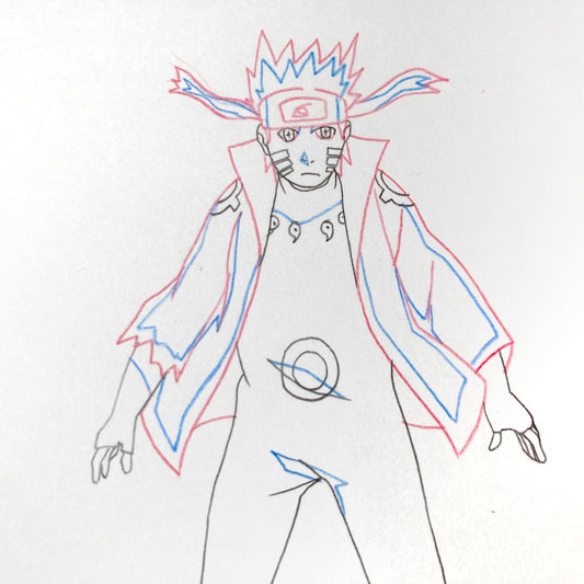Naruto Shippuden Original Production Used Animation Art Drawing from the serie. For sale on FLIP Gallery