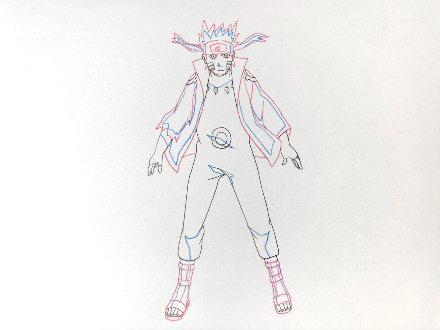 Naruto Shippuden Original Production Used Animation Art Drawing from the serie. For sale on FLIP Gallery