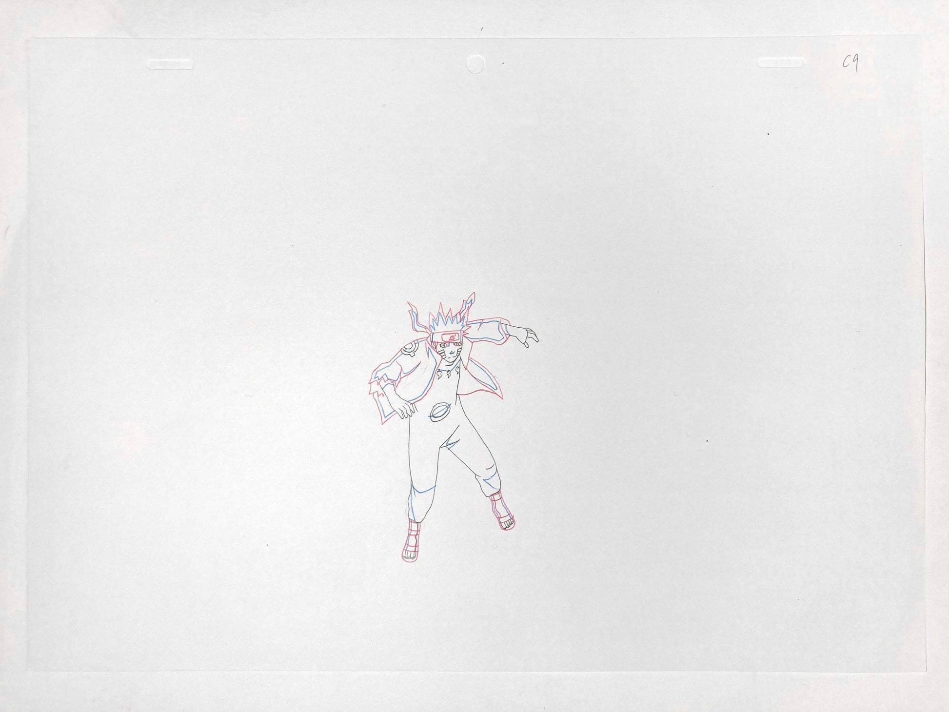 Naruto Shippuden Original Production Used Animation Drawing from the serie. For sale on FLIP Gallery