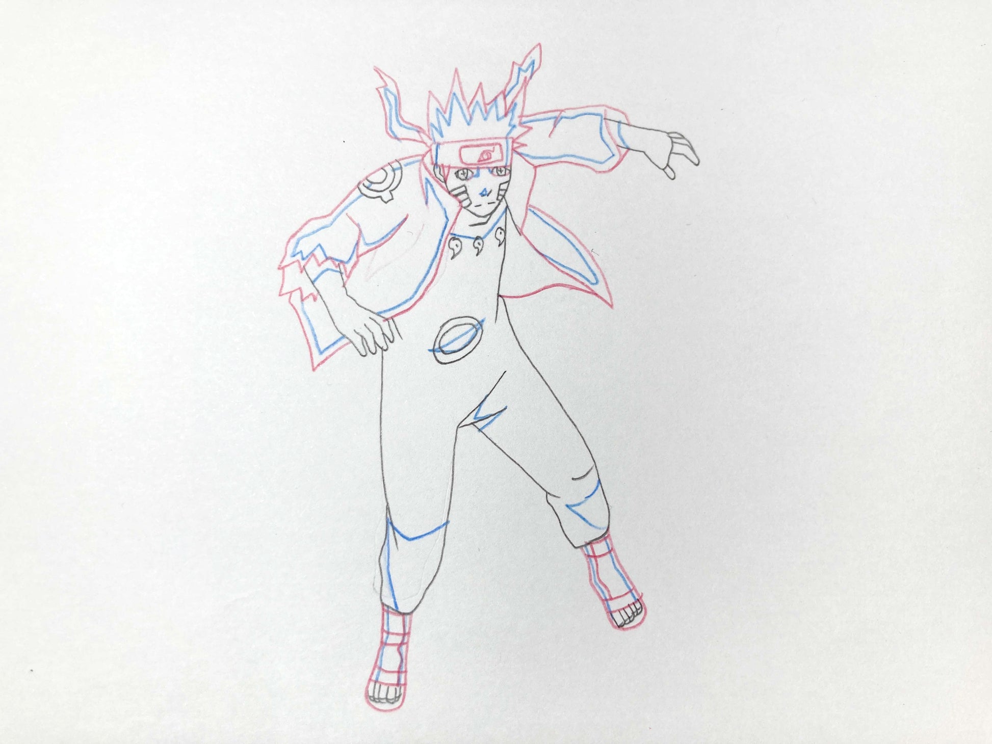 Naruto Shippuden Original Production Used Animation Drawing from the serie. For sale on FLIP Gallery