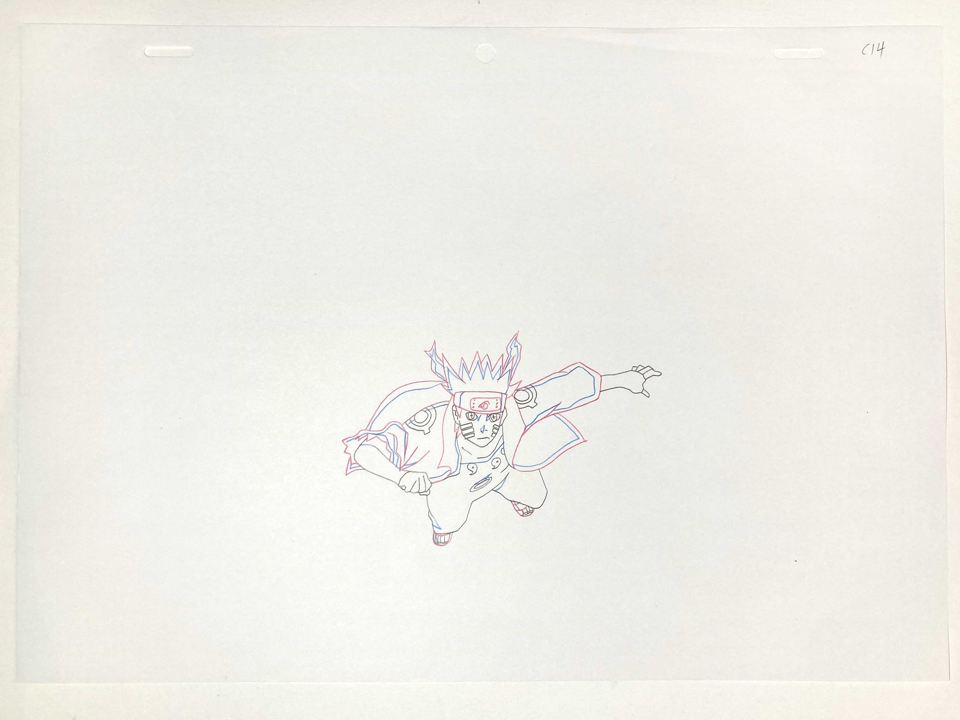 Naruto Shippuden Original Production Used Animation Drawing from the serie. For sale on FLIP Gallery