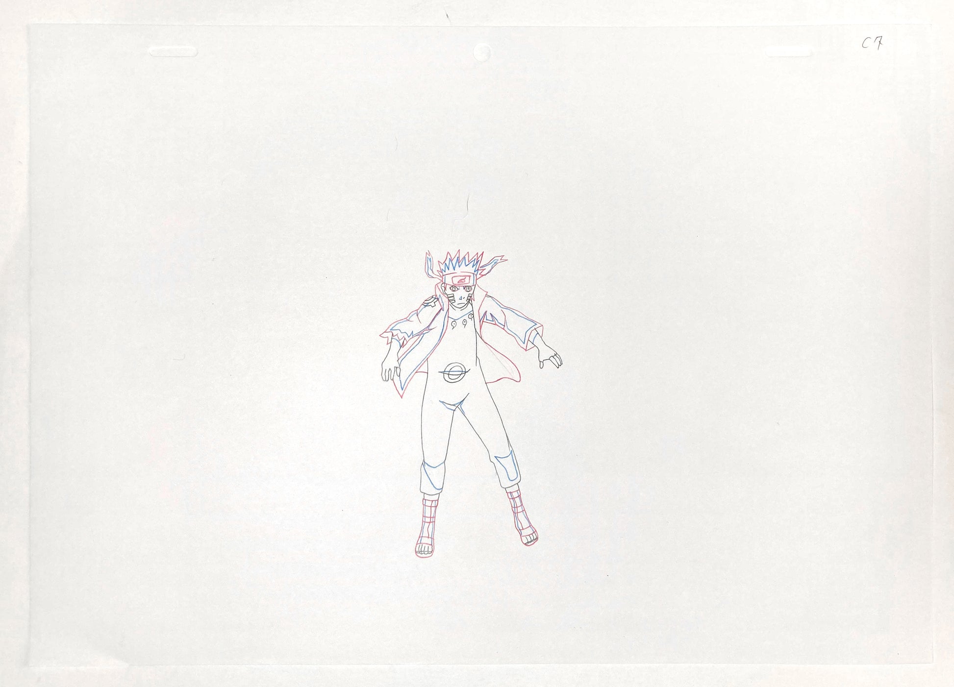 Naruto Shippuden : Original Production Used Animation Drawing from the serie. For sale on FLIP Gallery