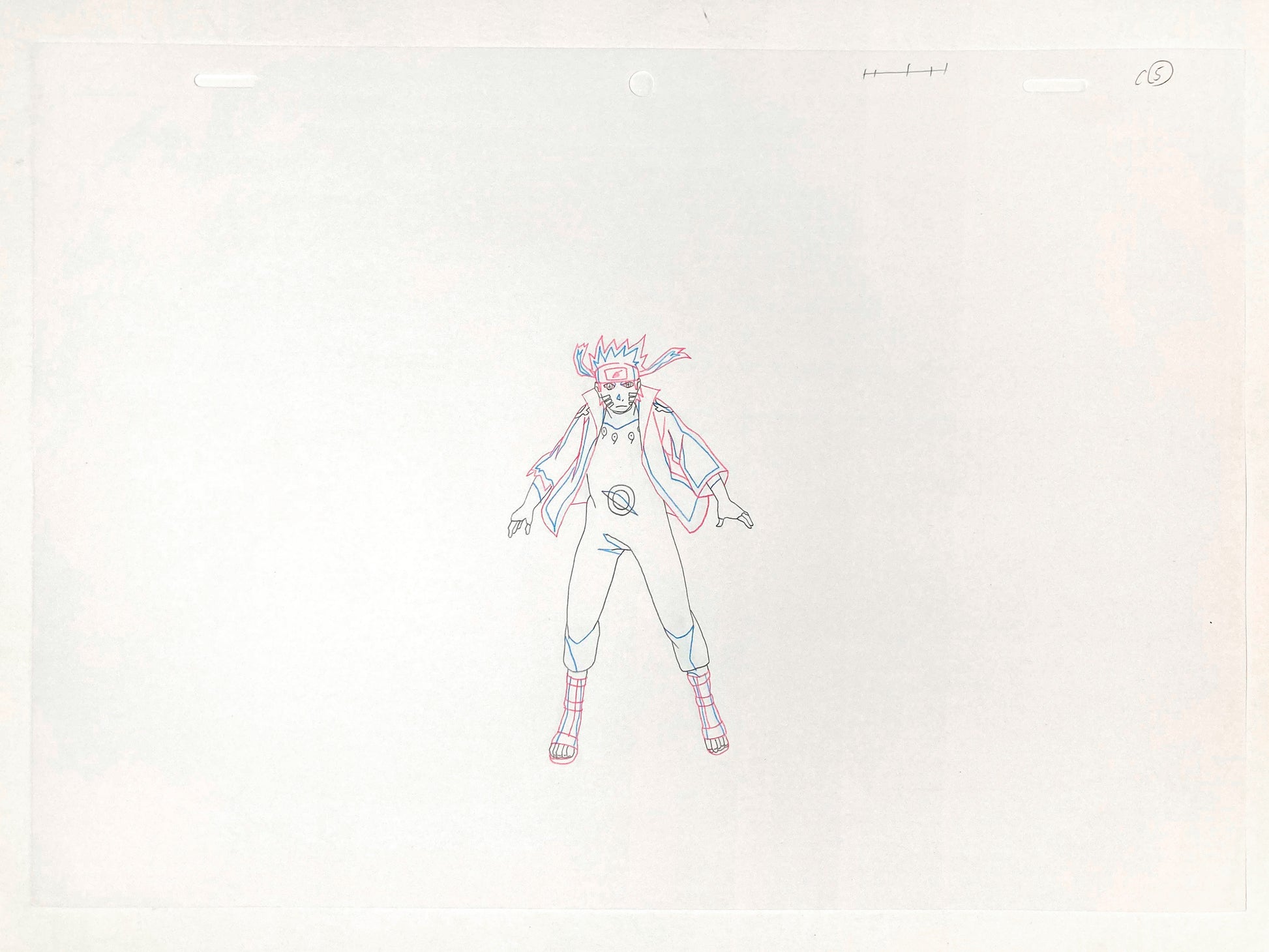 Naruto Shippuden : Original Production Used Animation Drawing from the serie. For sale on FLIP Gallery