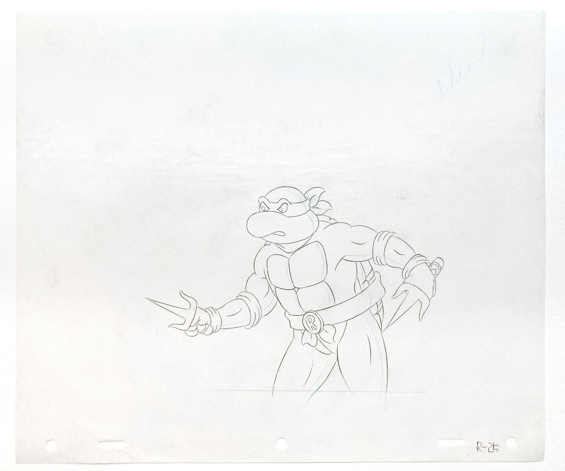 Teenage Mutant Ninja Turtles : Donatello Original Animation Drawing – Murakami-Wolf-Swenson (1987–1989). For sale on FLIP Gallery