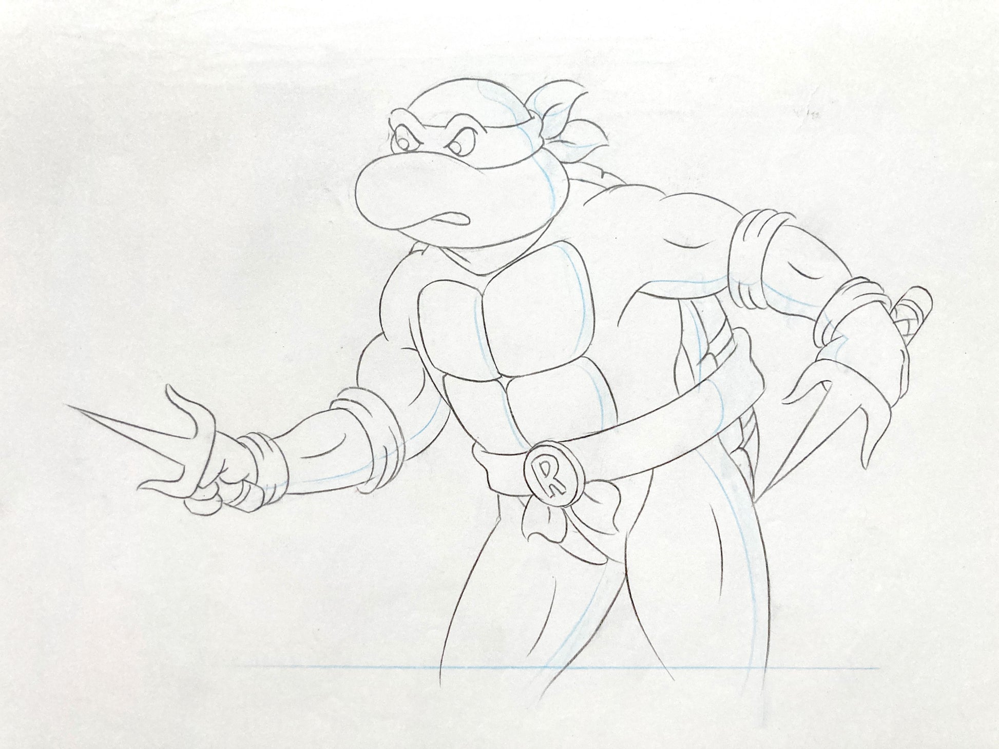 Teenage Mutant Ninja Turtles : Donatello Original Animation Drawing – Murakami-Wolf-Swenson (1987–1989). For sale on FLIP Gallery