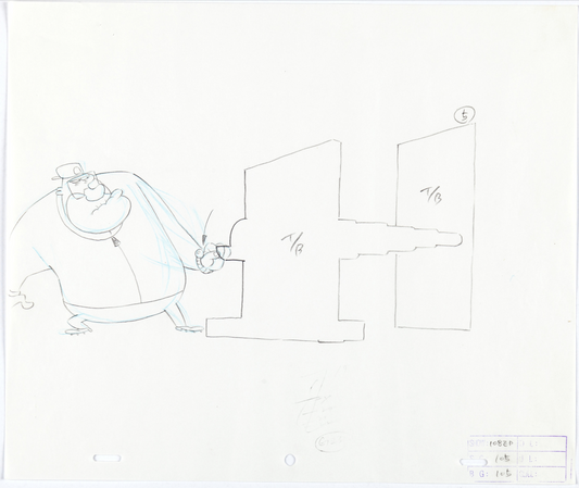 Oggy and the Cockroaches : Original Production Used Animation Drawing (Gaumont Film Ltd., c. 1998). For sale on FLIP Gallery