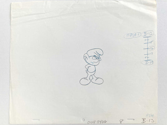 The Smurfs Original Production Animation Art