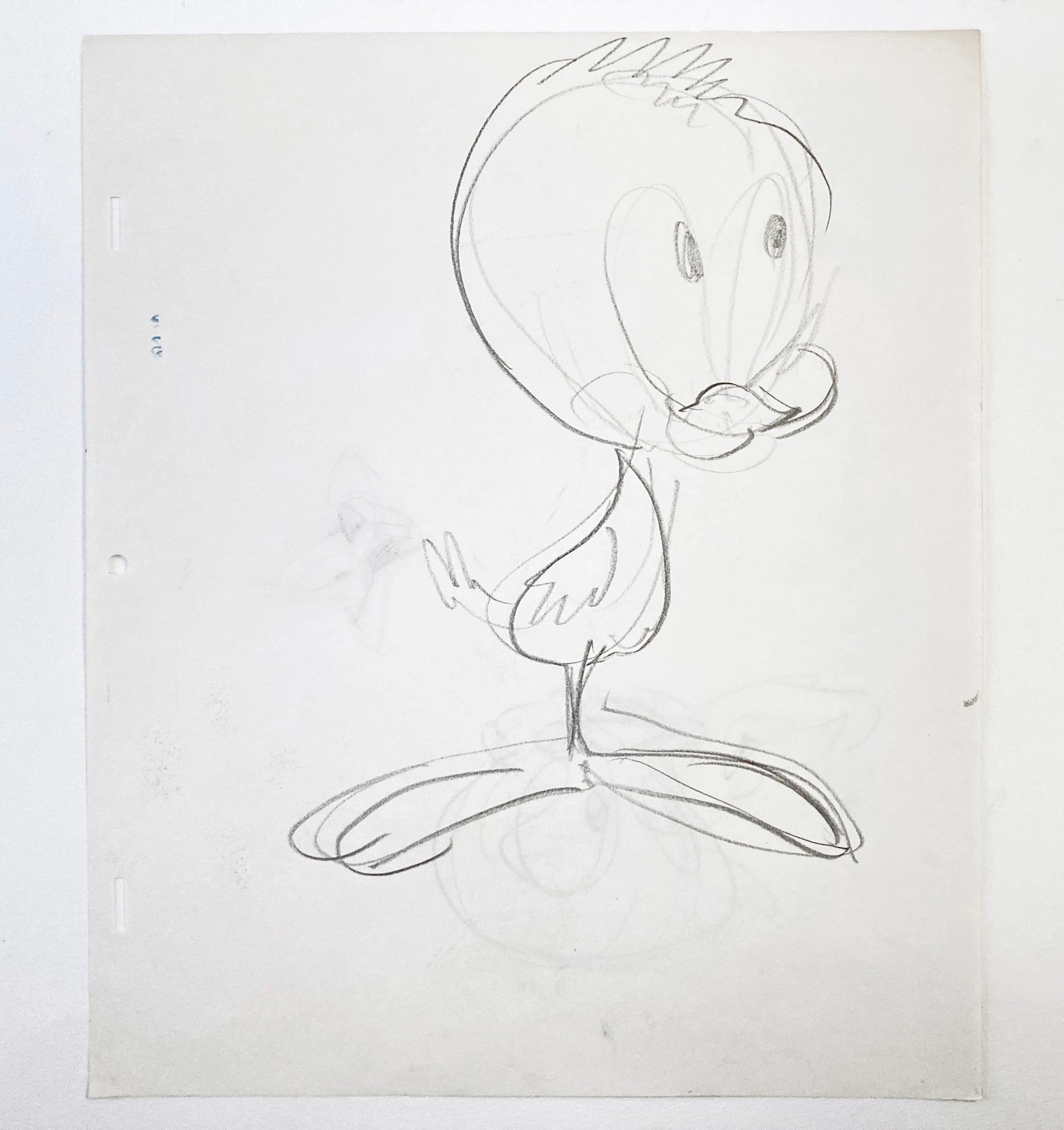 Drawing of the legendary animator Richard Williams (1933-2019). For sale on FLIP Gallery