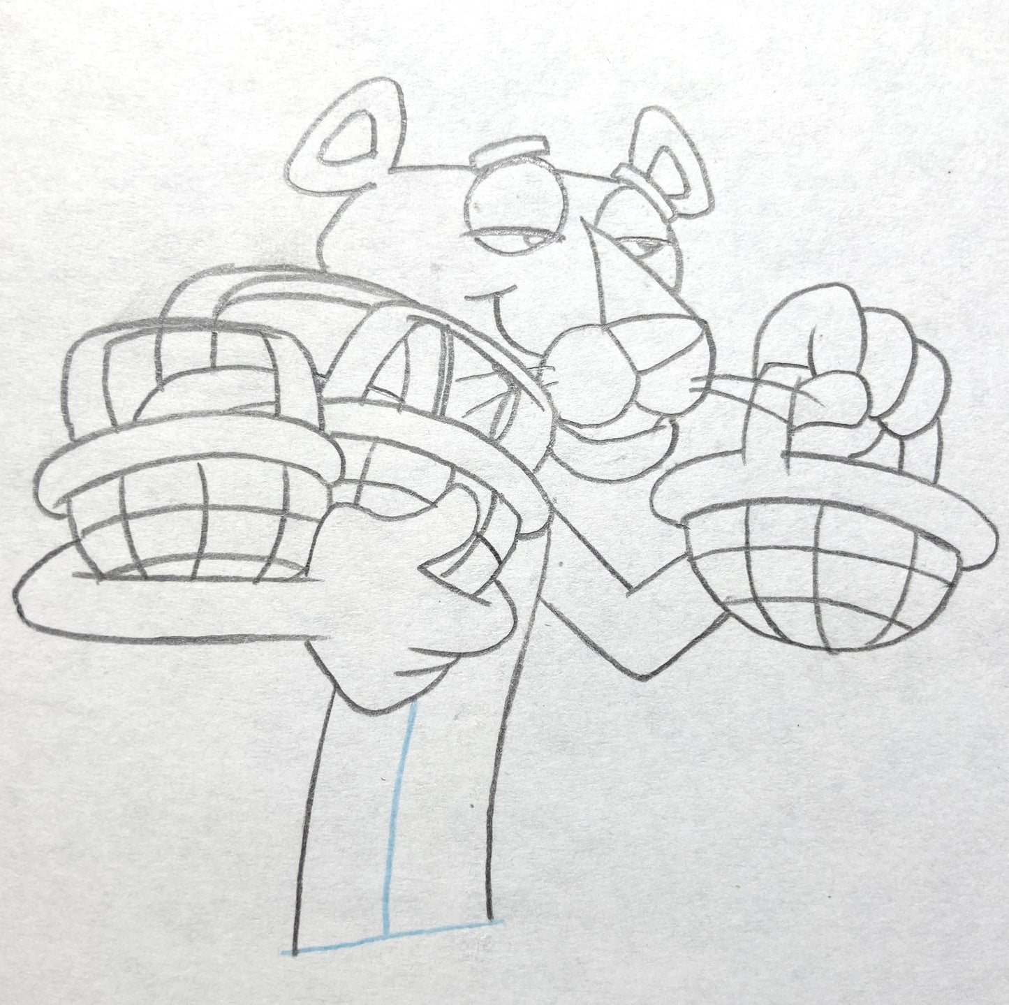 Original Production Used Animation Drawing of The Pink Panther (From the 80's). For sale on FLIP Gallery