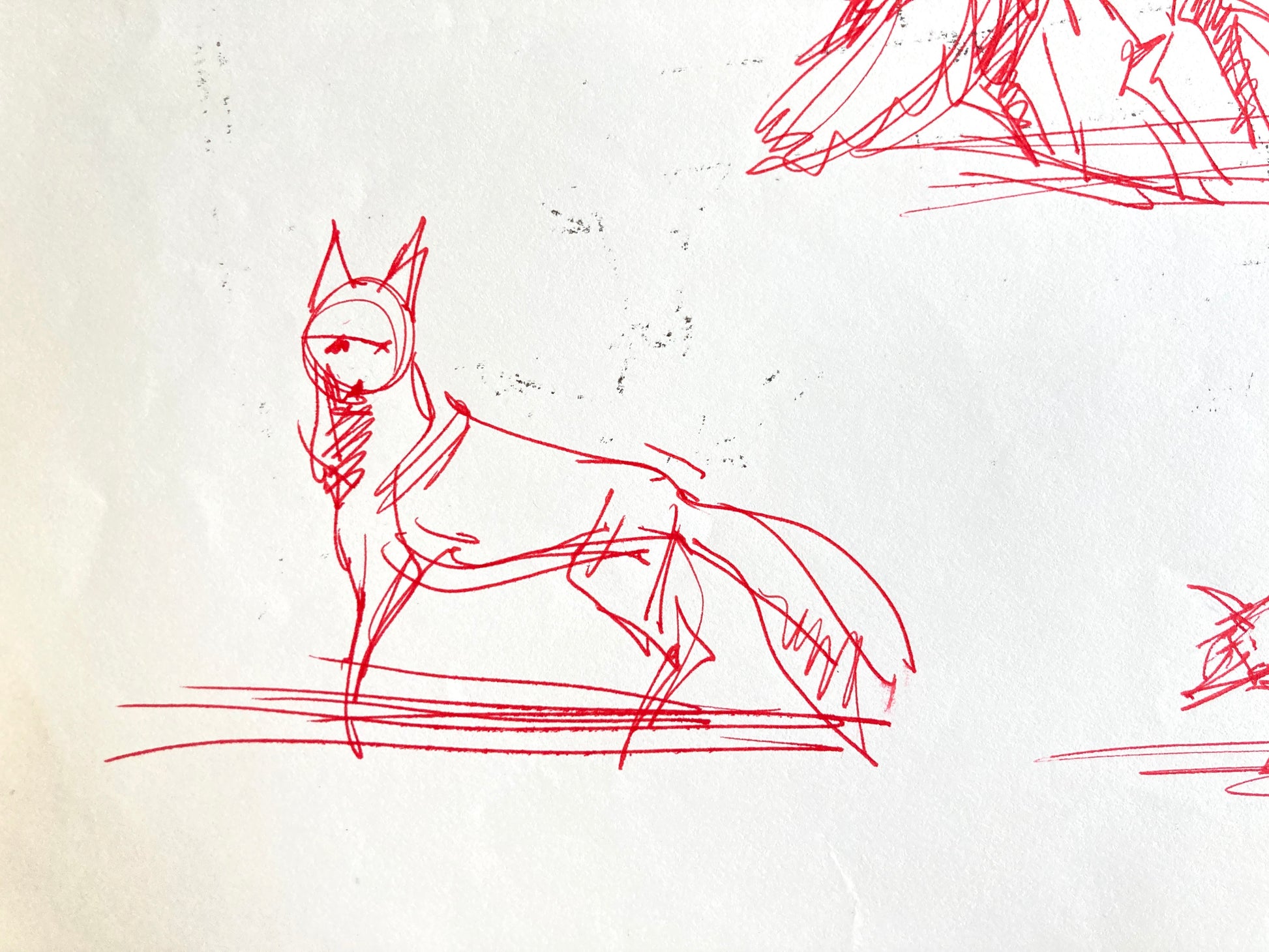 Original research of Richard Bazley. Animator for Disney (Pocahontas, Tarzan, Hercules…) For sale on FLIP Gallery