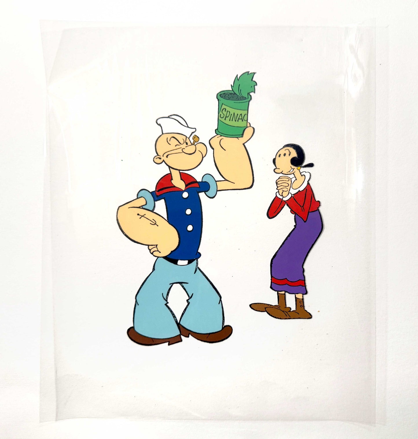 All New Popeye Hour : RARE - POPEYE Original Publicity Cel (Hanna-Barbera, c. 1978 - 1984). For sale on FLIP Gallery