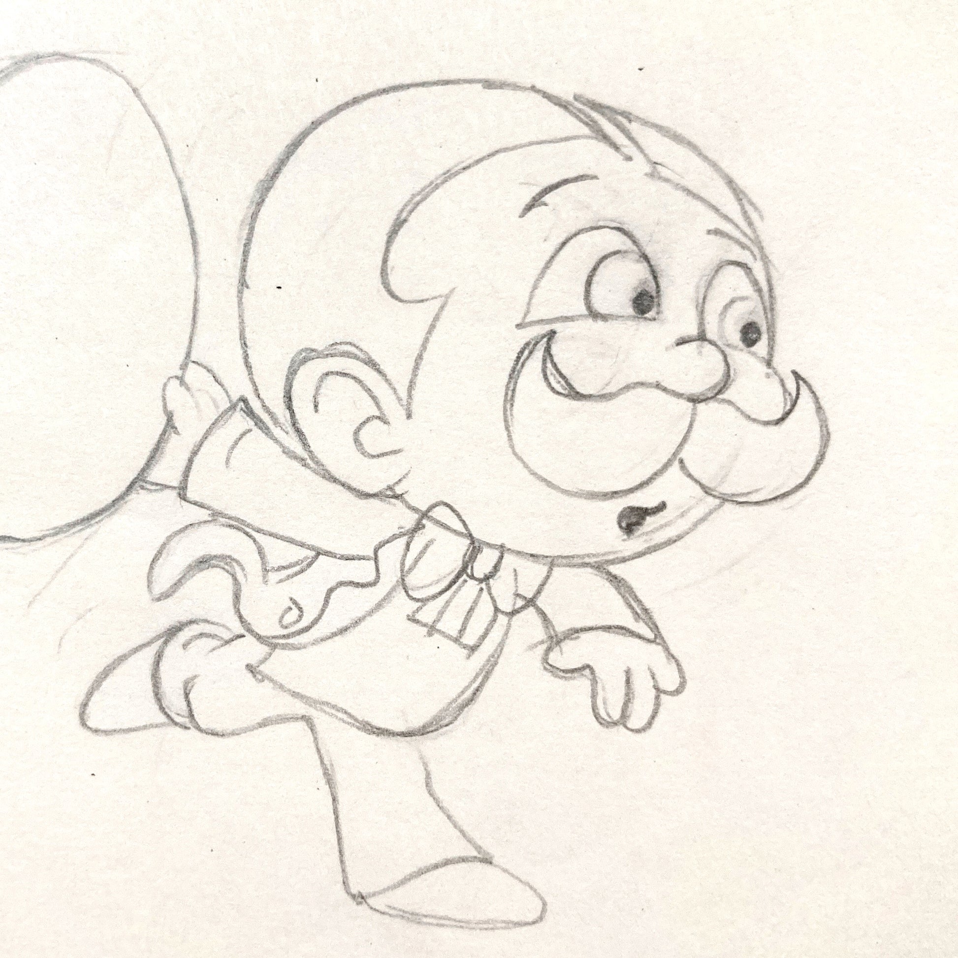 PRINGLES Original Vintage Commercial Animation Drawing (1970s). For sale on FLIP Gallery