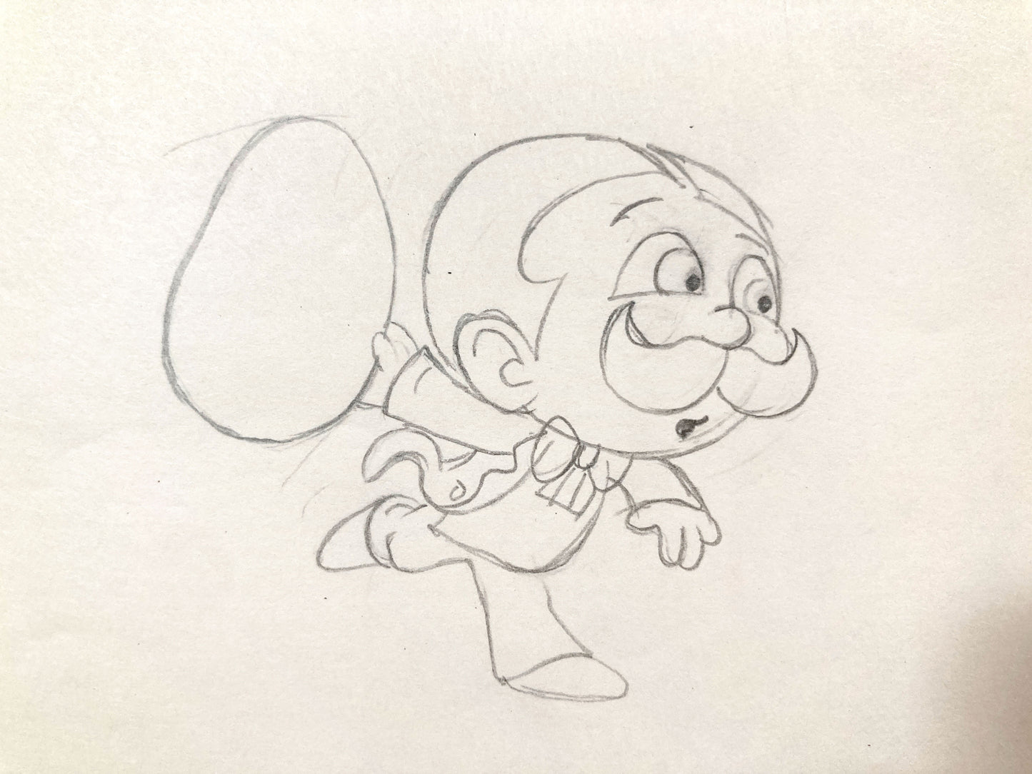 PRINGLES Original Vintage Commercial Animation Drawing (1970s). For sale on FLIP Gallery
