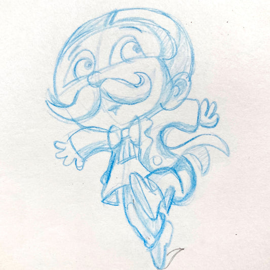 PRINGLES Original Vintage Commercial Animation Art Drawing (1970s). For sale on FLIP Gallery