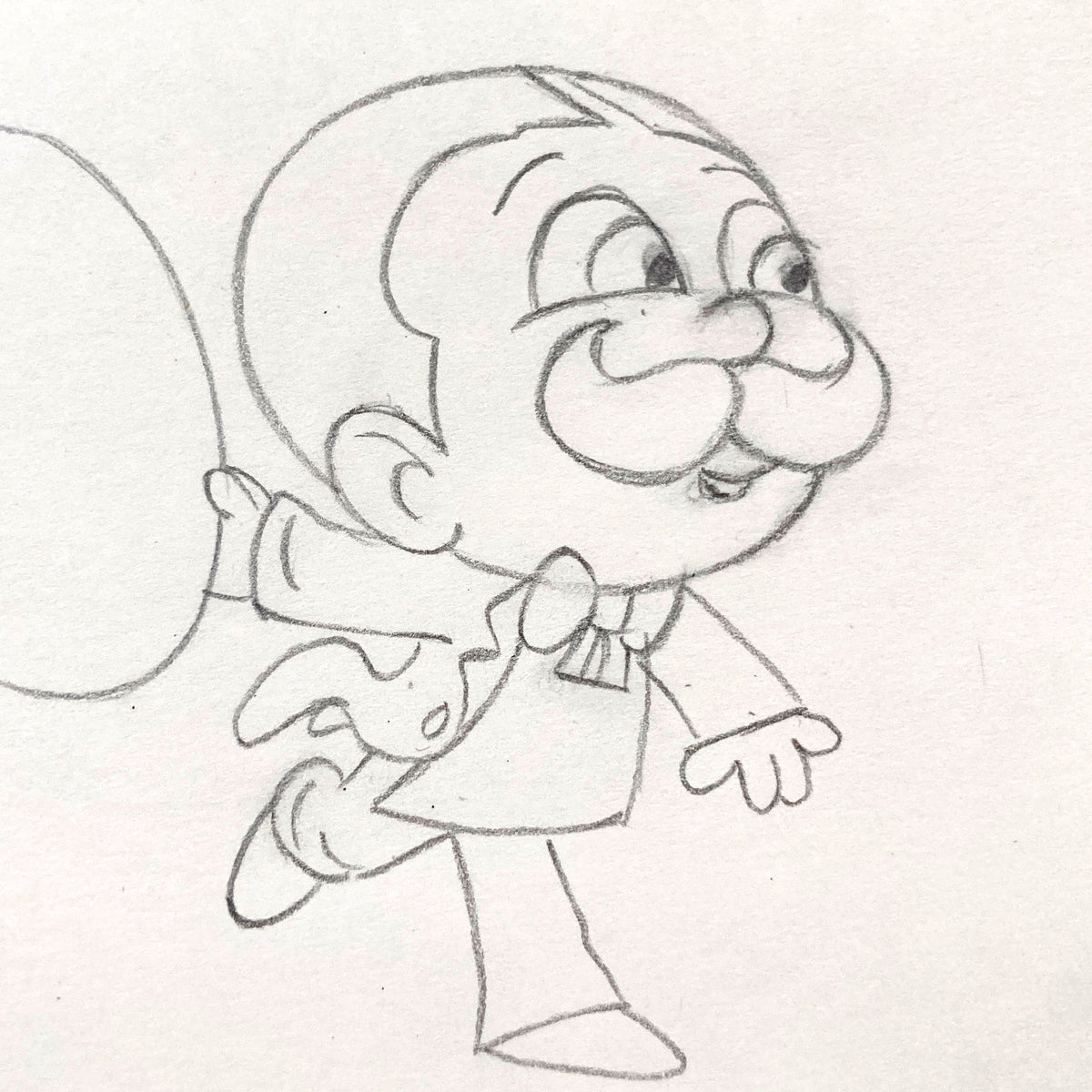 PRINGLES Original Vintage Commercial Animation Art Drawing (1970s). For sale on FLIP Gallery