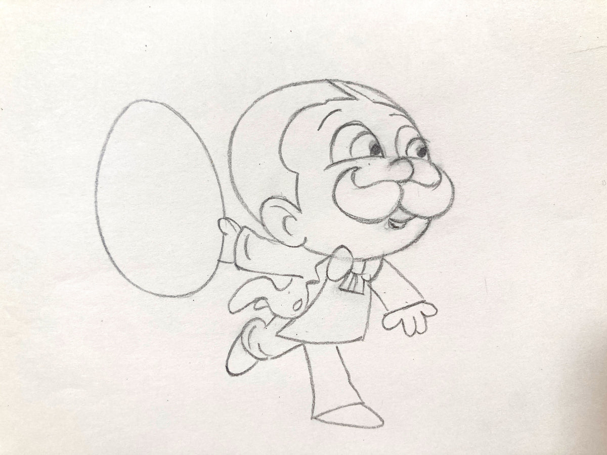 PRINGLES Original Vintage Commercial Animation Art Drawing (1970s). For sale on FLIP Gallery
