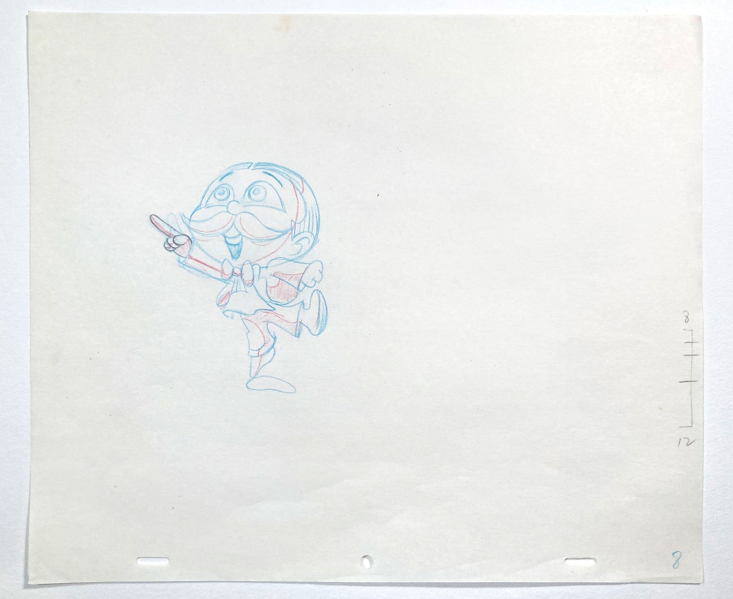 PRINGLES Original Vintage Commercial Animation Drawing (1970s). For sale on FLIP Gallery