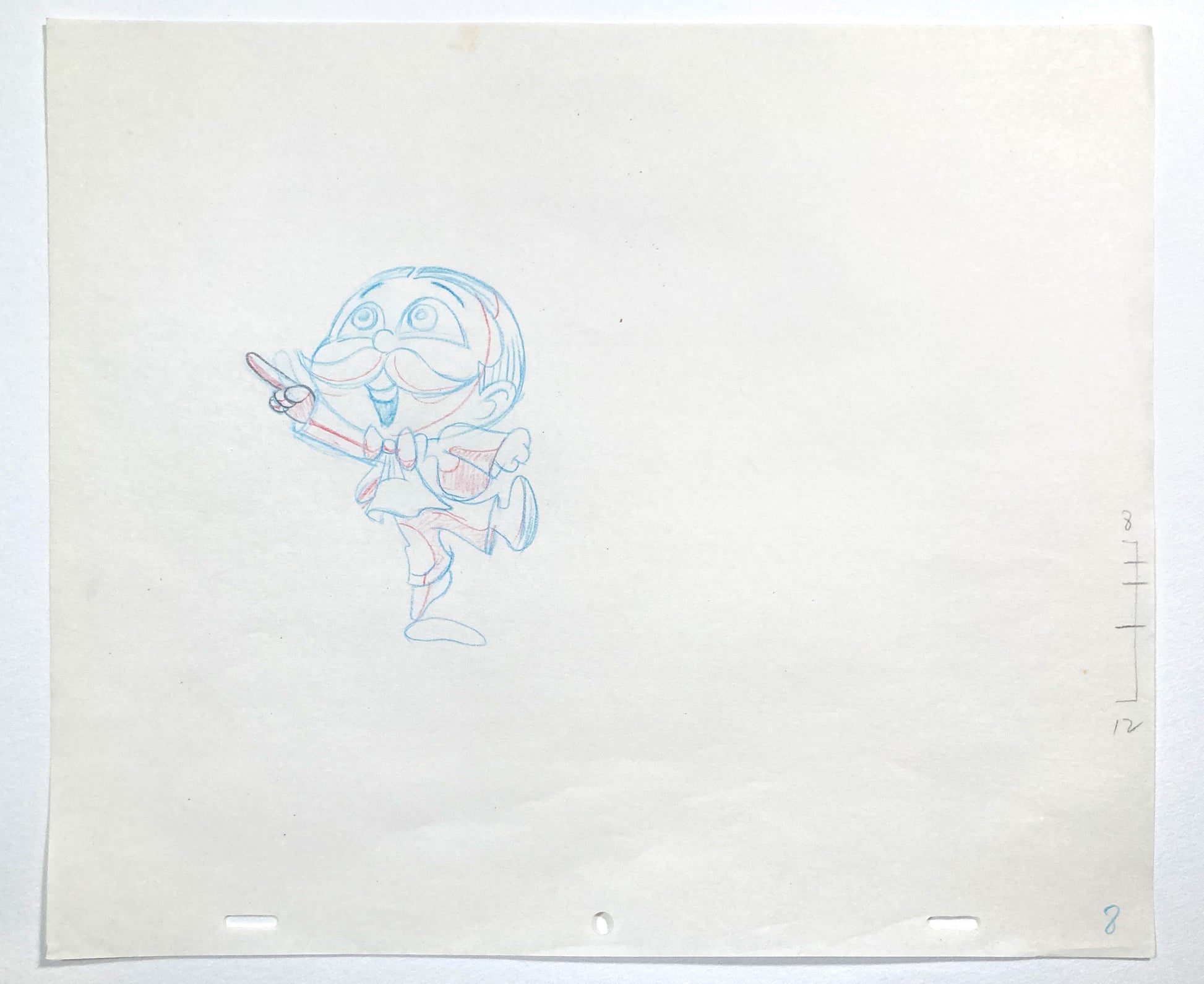 PRINGLES Original Vintage Commercial Animation Drawing (1970s). For sale on FLIP Gallery