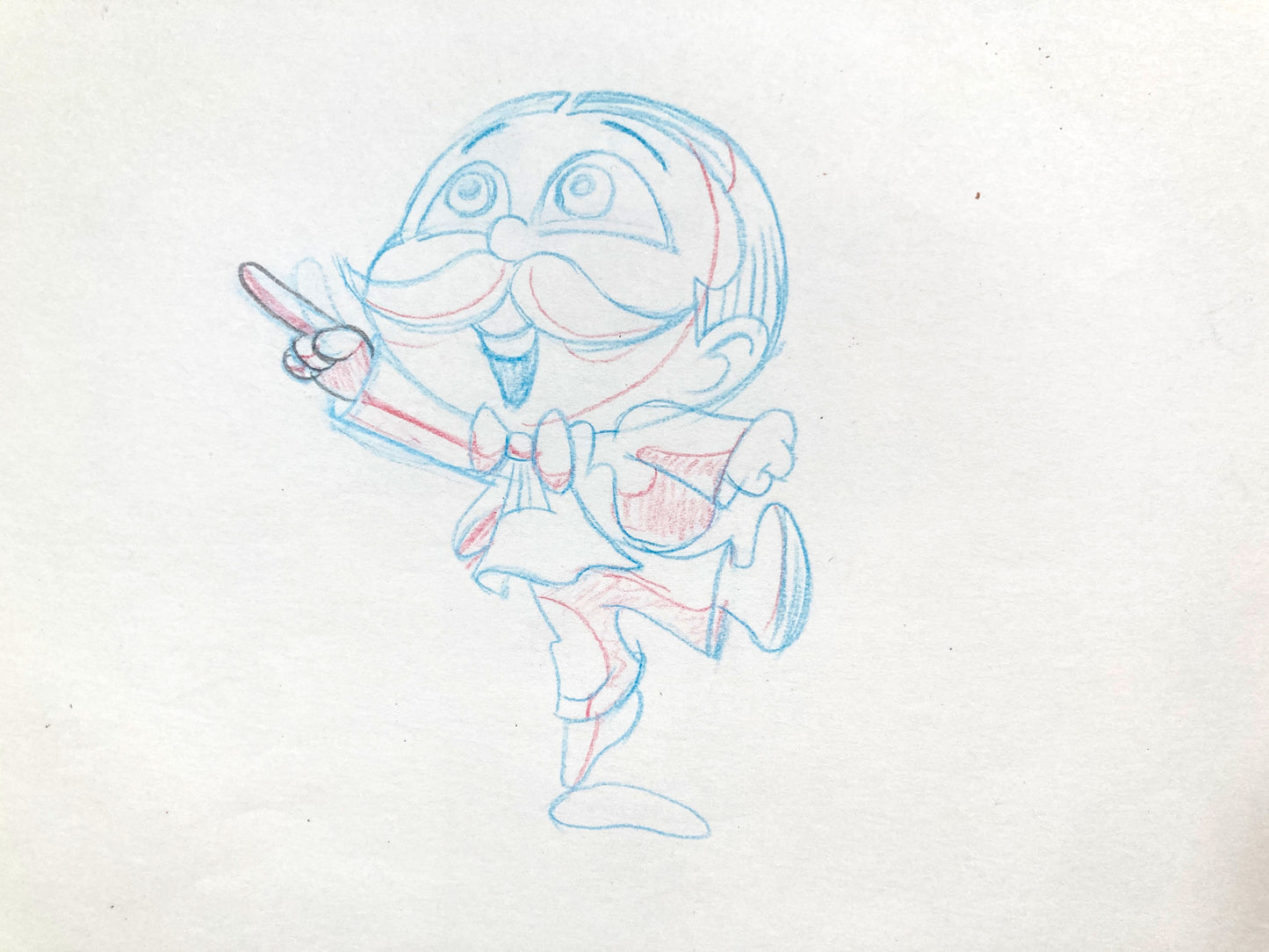 PRINGLES Original Vintage Commercial Animation Drawing (1970s). For sale on FLIP Gallery