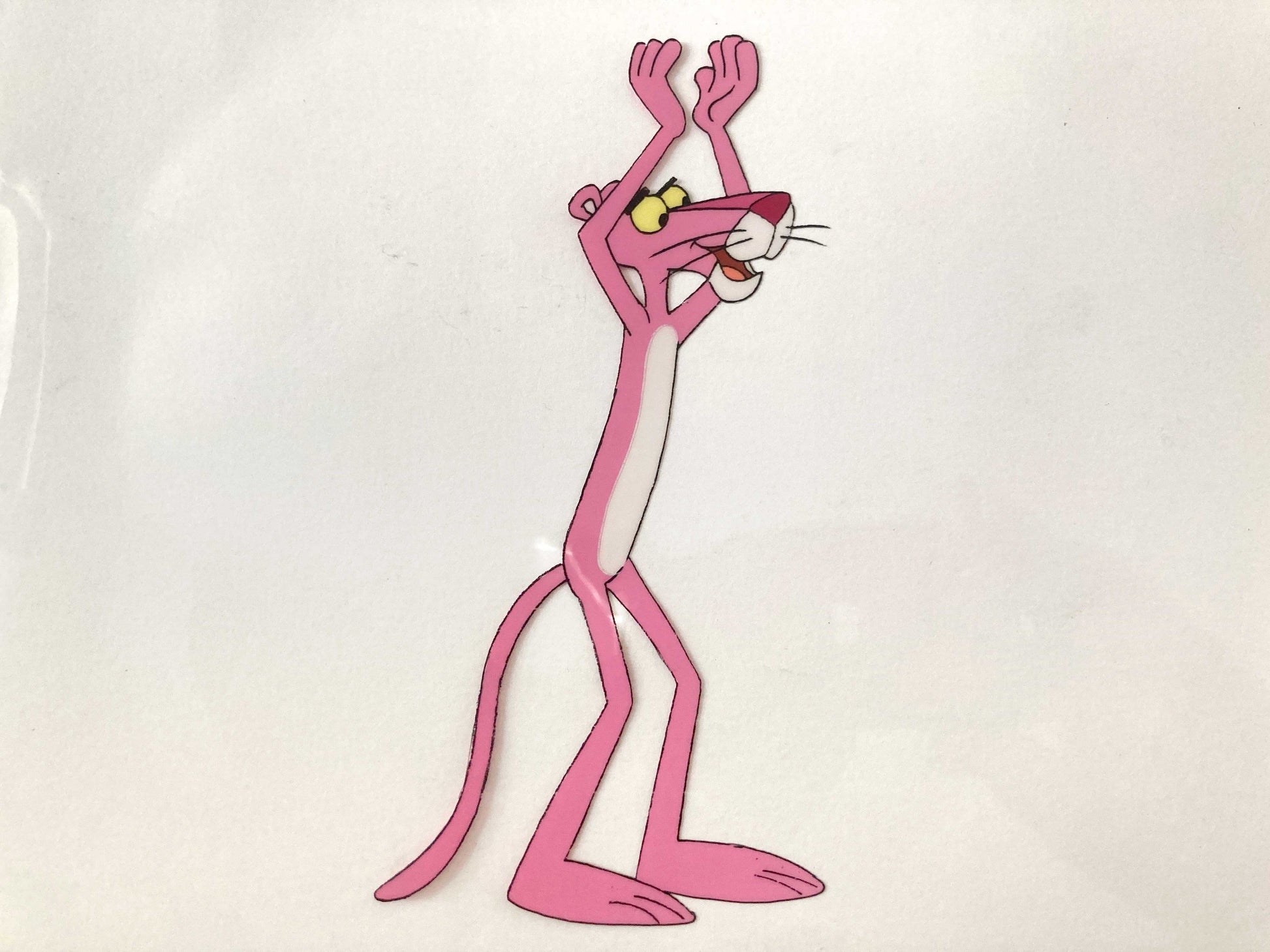 The Pink Panther - Original Production Used Animation Celluloid (From the Tv show 80s). For sale on FLIP Gallery