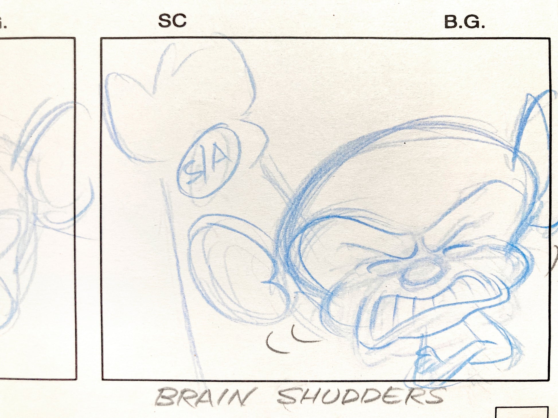Pinky and The Brain : Original Production Hand-Drawn Studio Storyboard (Warner Bros. 1996). For sale on FLIP Gallery