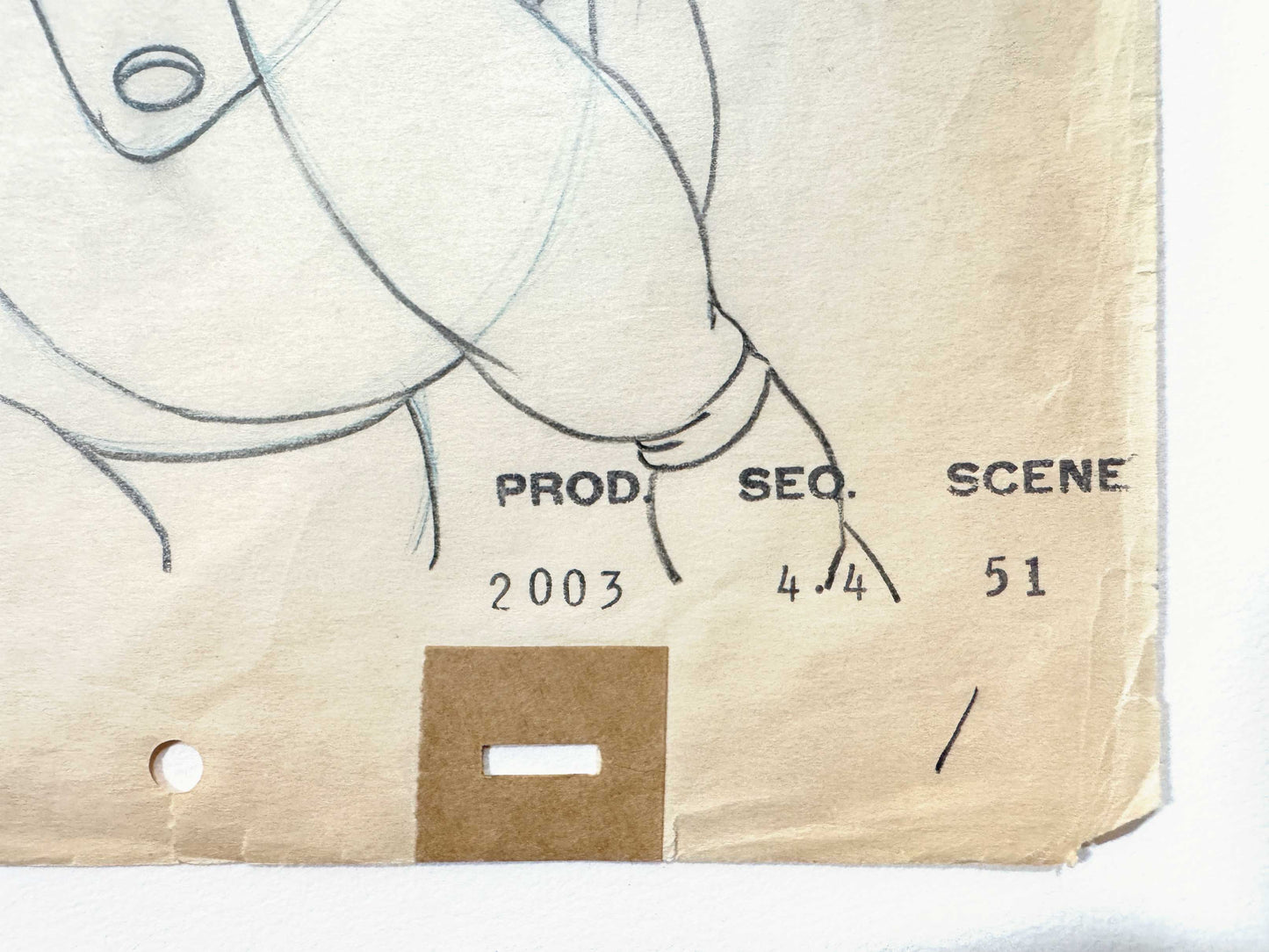 Pinocchio Stromboli Original Animation Production Art Drawing (Walt Disney, 1940). For sale on FLIP Gallery